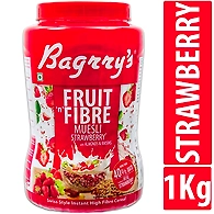 Bagrry's Fruit N Fibre Muesli Strawberry 1kg