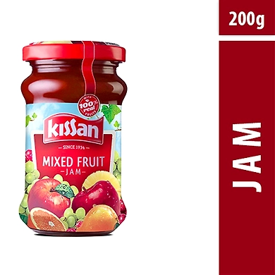 Kissan Mixed Fruit Jam 200g-fruitmixedjam