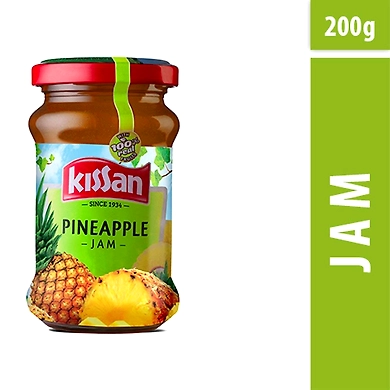 Kissan Pine Apple Jam 200g-pineapplejam200g