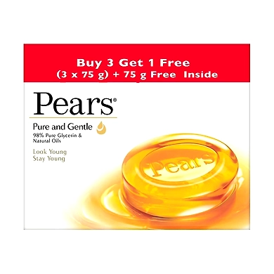 Pears Soap Buy3 75g Get1 75g free-pearssoap75g4u
