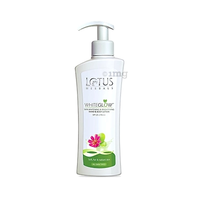 Lotus Herbals White Glow Hand &amp; Body Lotion 300ml-bodylotion