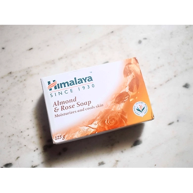 Himalaya Almond &amp; Rose Soap 125g-almondsoap