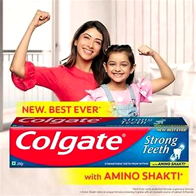 Colgate Strong Teeth Amino Shakti  200g-Colgateteethstrong