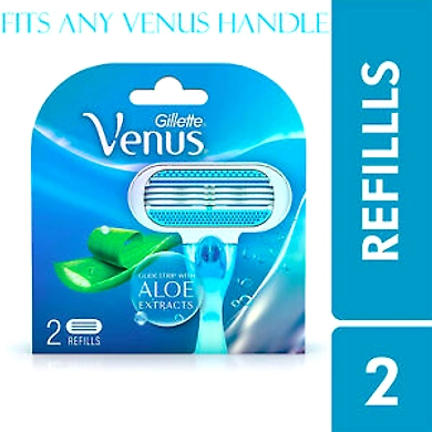 Gillette Venus Aloe Extracts 2 Refills-AloeExtracts