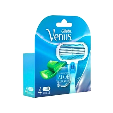 Gillette Venus Aloe Extracts 4 Refills-AloeExtract