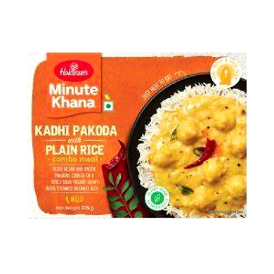 Haldiram's Kadhi Pakoda with Plain Rice 375g-Haldiramplainricekadhi