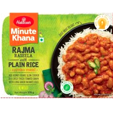 Haldiram's Rajma Raseela With Plain Rice 375g-plainricewithrajmaraseela375g