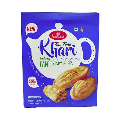 Haldiram's Khari  Fan Crispy Puffs 250g-fankhari250g