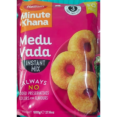 Haldiram's Medu Vada Instant Mix 500g-meduvada500g