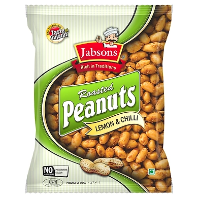 Jabsons Roasted Peanuts Lemon Chilli 140g-peanutlemonchilli