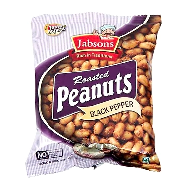 Jabsons Roasted Peanuts Black Pepper 140g-BlackPepp