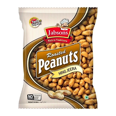 Jabsons Roasted Peanuts Hing Jeera 140g-HingJeer