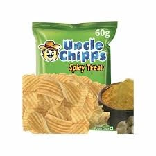 Uncle Chipps Spicy Treat 55g-UncleChippsTreat55g