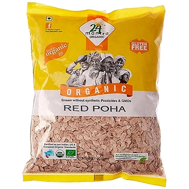 24 Mantra Organic Red Poha-Organicpoha