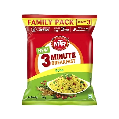MTR 3 Minute Breakfast Poha 160g-MTRPoha160g