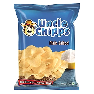 Uncle Chipps Plain Salted 55g-unclechipsplainsalted55g