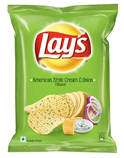 Lays American Style Cream &amp; Onion Flavour 167g-laysamerican167g