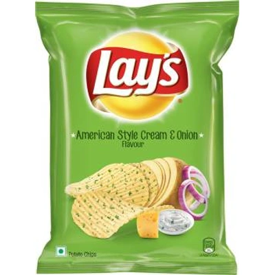 Lays American Style Cream & Onion Flavour 90g