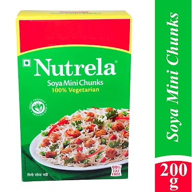 Nutrela Soya Mini Chunks 200g-soyaminichunks200g