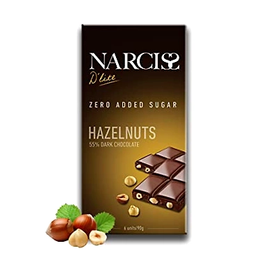 Narciss Hazelnuts 55% Dark Chocolate 90g-hazelnutsdark90g