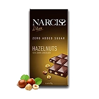 Narciss Hazelnuts 55% Dark Chocolate 90g