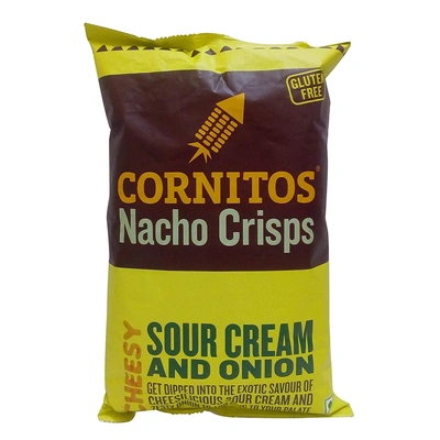 Cornitos Nacho Crisps Sour Cream And Onion 150g