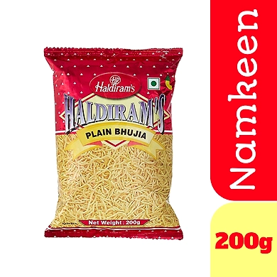 Haldiram's Plain Bhujia 200g-plainbhujiahaldiram200g