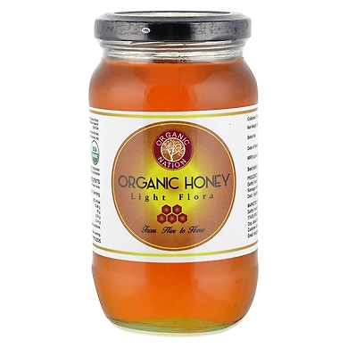 Organic Honey Light Flora 500g-orgnchnylightflra500g