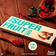 Amul Super Fruit Chocolate 150g