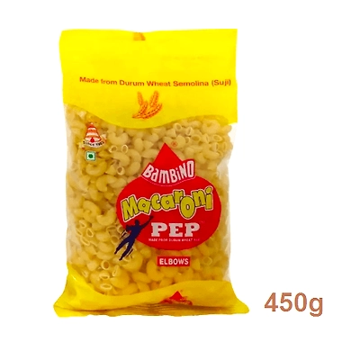 Bambino Macaroni Pasta 450g-bambinomacaronipasta450g