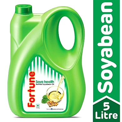 Fortune Soyabean Refined Oil 5ltrs-frtunesoya5ltr