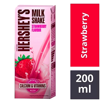 Hershey's Milk Shake Strawberry Flavour 200ml-hersheysmilkshake200ml