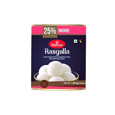 Haldiram's Rasgulla 1.25kg-Haldiramrasgulla