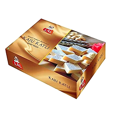 Lal Kaju Katli 250g-Lalkajukatli400g