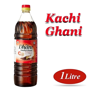Dhara Mustard Oil (Kachi Ghani) 1ltr-dharamustardoil1ltr