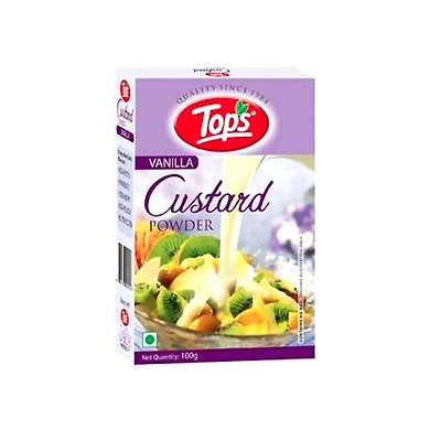 Tops Vanilla Custard Powder 100g-topsvanillacustardpowder100g
