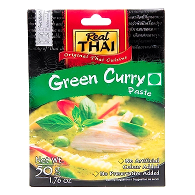 Real Thai Green Curry Paste 50g-realthaigreencurry50g