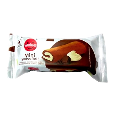 Winkies Swiss Roll Chocolate Vanilla Cream 30g-swissrollvanillacream30g