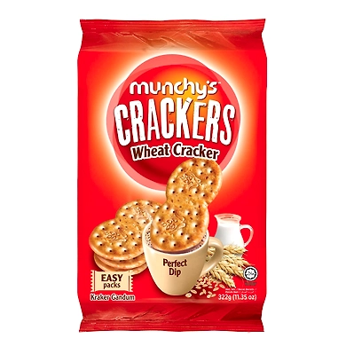 Munchy's Wheat Cracker 322g-munchywheatcracker322g