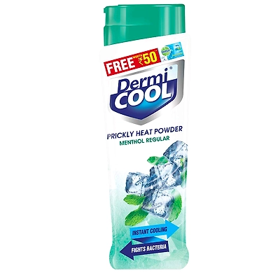 Dermi Cool Menthol Regular Powder 150g-dermicoolmentholpowder150g