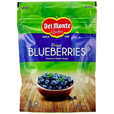 Del Monte Blueberries Health Snack 130g-delmonteblueberries130g