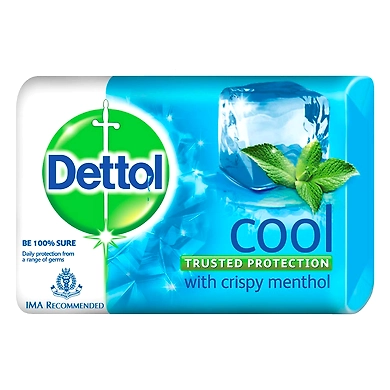 Dettol Cool Menthol Soap 125g-dettolmentholsoap125g