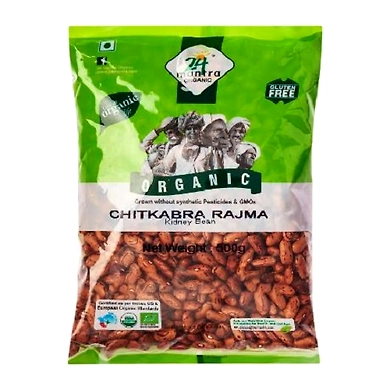 24 Mantra Organic Chitkabra Rajma 500g-organicchitkabrarajma500g