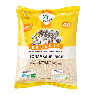 24 Mantra Organic Sonamasuri Rice 1kg-mantraorganicrice1kg