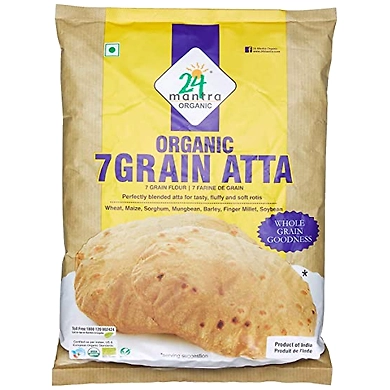 24 Mantra Organic 7 Grain Atta 1kg-organicgrainatta1kg