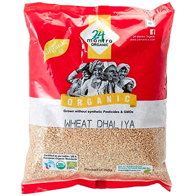 24 Mantra Organic Wheat Dhaliya 500g-organicwheatdhaliya500g