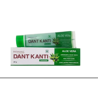 Patanjali Dant Kanti Aloevera Toothpaste 80g-patanjalidantkanp80g