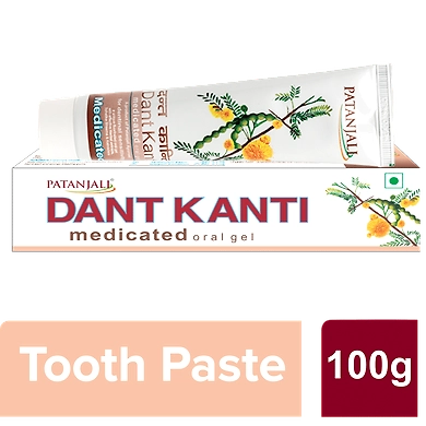 Patanjali Dant Kanti  Medicated Oral Gel 100g-patanjalioralgel100gasd