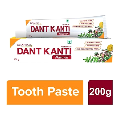 Patanjali Dant Kanti Natural Toothpaste 200g-dantkantinaturalpaste200g