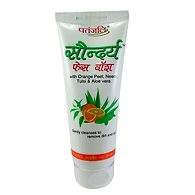 Patanjali Saundarya Face Wash Orange 60g